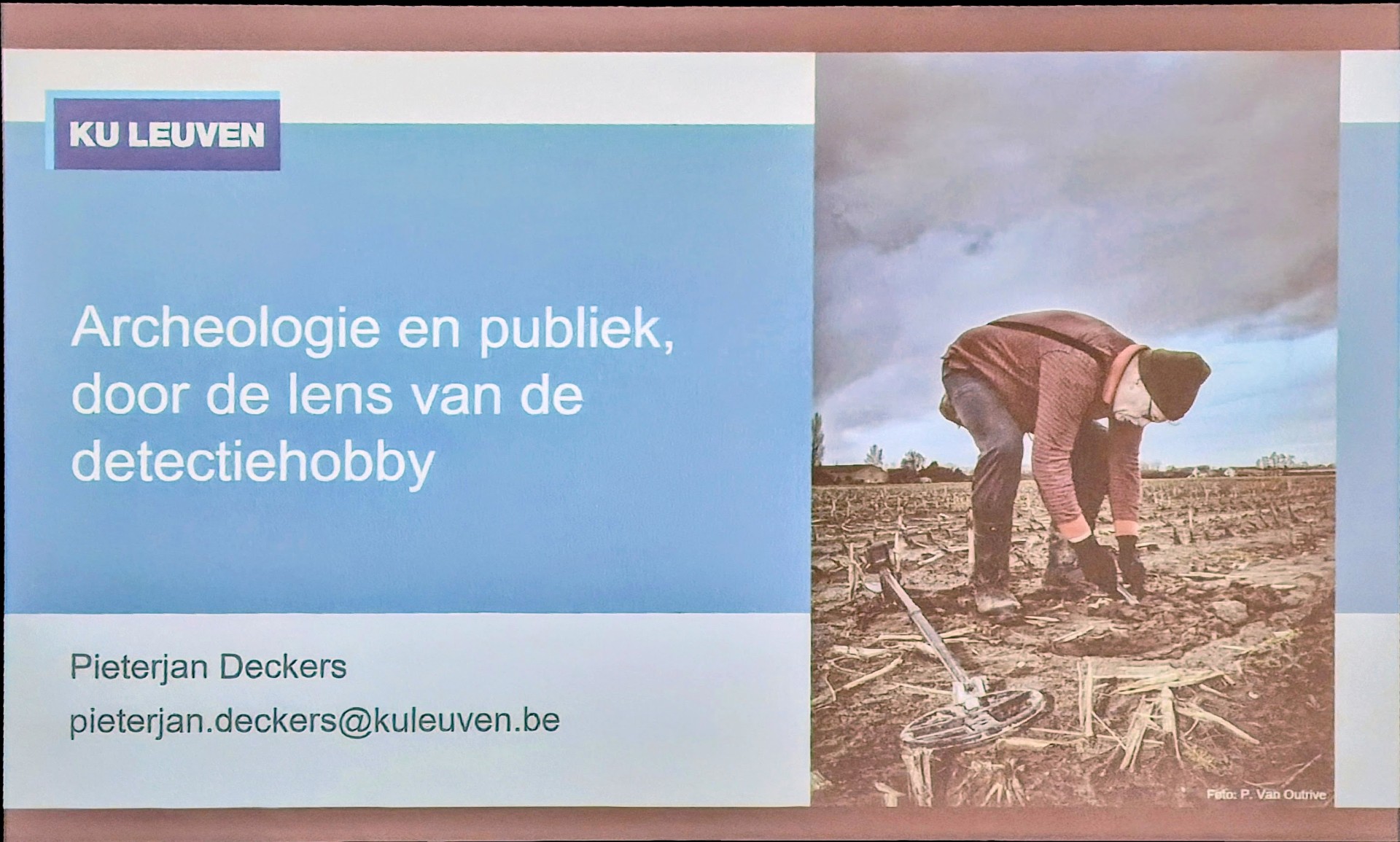 Vorming: Metaaldetectie in de Vlaamse Archeologie